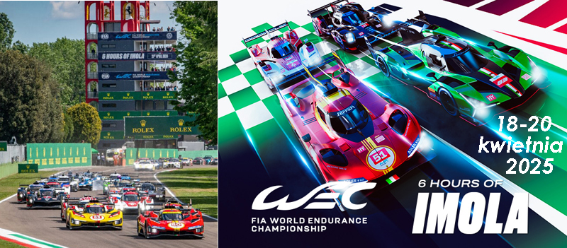 Wyścigi samochodowe WEC Imola 2025 wyjazdy | BP Gryf